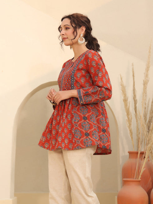 Print Cotton Top